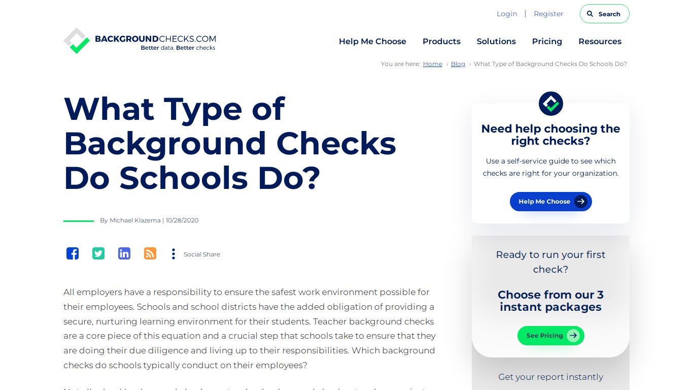 What Type of Background Checks Do Schools Do?